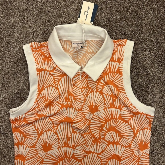 Tommy Bahama Womens Golf Shell 1/4 Zip Sleeveless Polo Top Size M - Medium - NWT - Picture 4 of 12